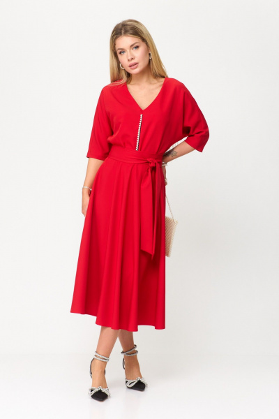 Платье T&N 7488 красный - фото 1