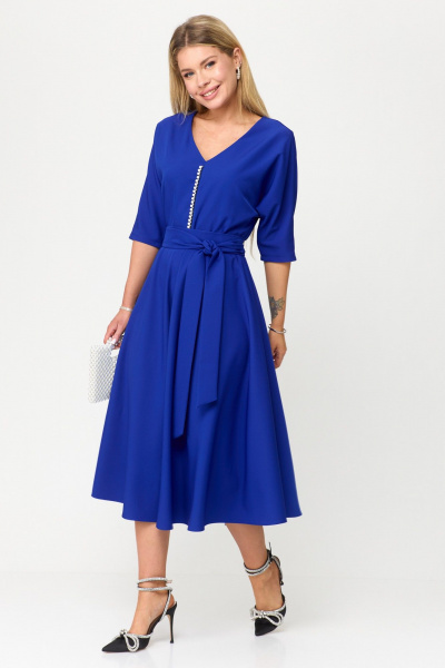 Платье T&N 7488 синий_сапфир - фото 3