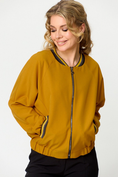 Бомбер T&N 7492 горчица - фото 1