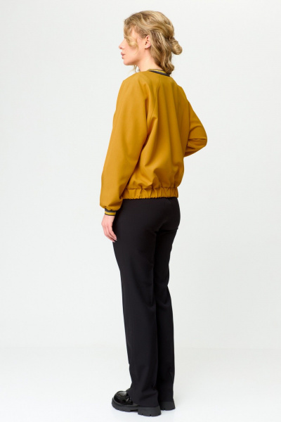 Брюки, бомбер T&N 7493 горчица+черный - фото 3