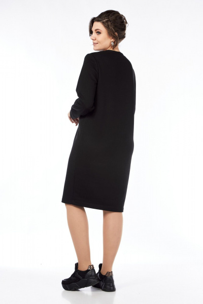 Жилет, платье БагираАнТа 933 черный - фото 6