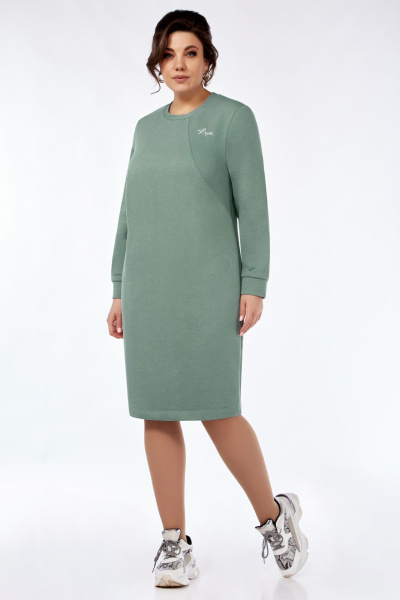 Жилет, платье БагираАнТа 933 мятный - фото 4