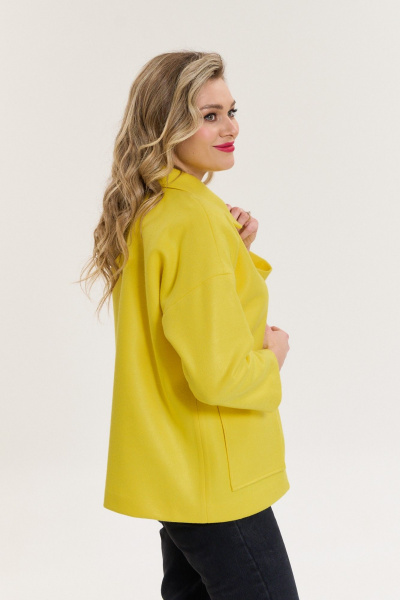 Бомбер Anastasia 1047 лимонный - фото 6