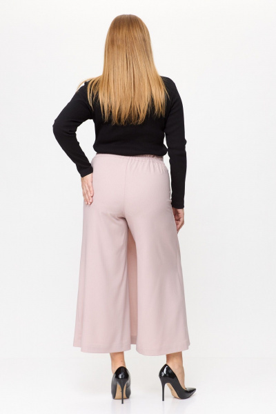 Кюлоты из текстиля, розовые, демисезон Michel chic 827 пудра - фото 8