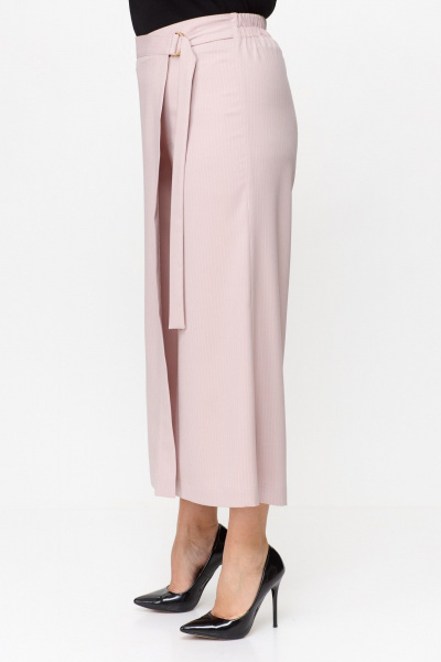 Кюлоты из текстиля, розовые, демисезон Michel chic 827 пудра - фото 7