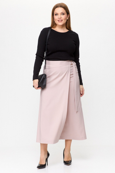 Кюлоты из текстиля, розовые, демисезон Michel chic 827 пудра - фото 3