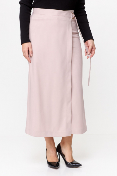 Кюлоты из текстиля, розовые, демисезон Michel chic 827 пудра - фото 6