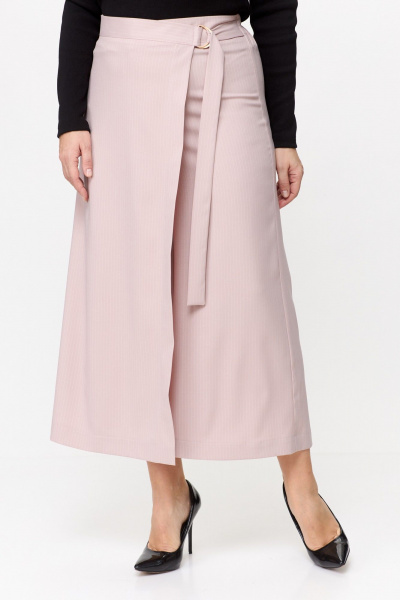 Кюлоты из текстиля, розовые, демисезон Michel chic 827 пудра - фото 1