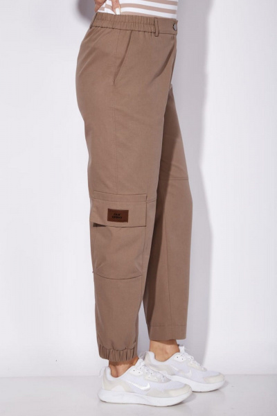 Брюки карго с карманами, коричневые, на каждый день TAiER 1264 коричневый - фото 8