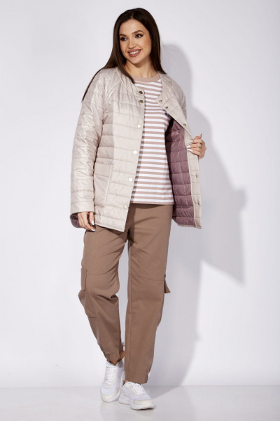 Брюки карго с карманами, коричневые, на каждый день TAiER 1264 коричневый - фото 6