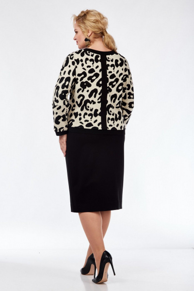 Демисезонный комплект юбка и кофточка из трикотажа Grace for you 249 - фото 2