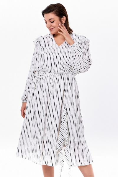 Платье KaVaRi 1076 белый - фото 9