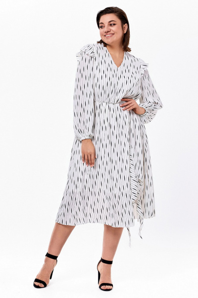 Платье KaVaRi 1076 белый - фото 8