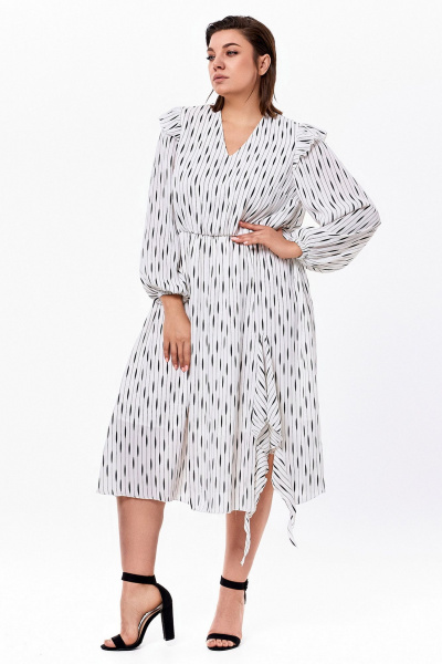 Платье KaVaRi 1076 белый - фото 5