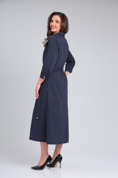Платье Verita 2274 синий - фото 6