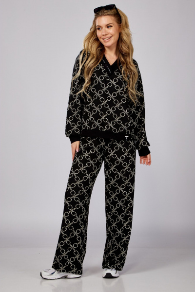 Демисезонный женский свободный джемпер из трикотажа Verita 2280.1 - фото 5