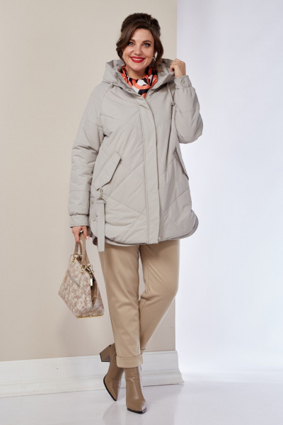 Куртка Shetti 2138 светло-серый - фото 5