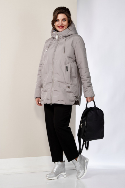 Куртка Shetti 2140 бежево-серый - фото 2