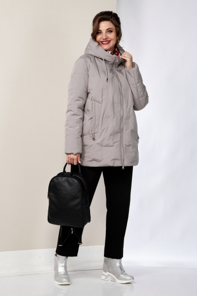 Куртка Shetti 2140 бежево-серый - фото 1