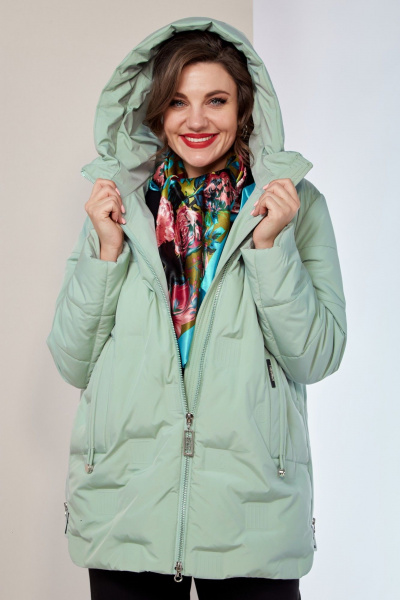 Куртка Shetti 2140 мята - фото 4