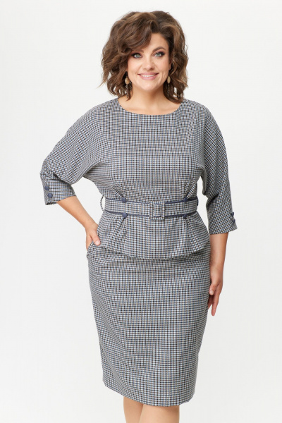 Блуза, юбка Bonna Image 848-1 лапки_синий - фото 5