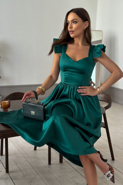 Платье Dilana VIP 2017 бирюза - фото 8