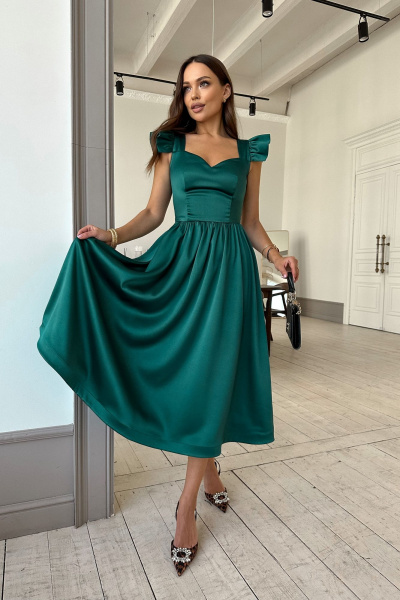 Платье Dilana VIP 2017 бирюза - фото 7