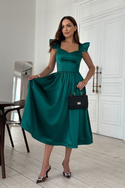 Платье Dilana VIP 2017 бирюза - фото 6