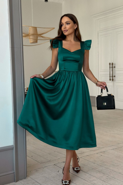 Платье Dilana VIP 2017 бирюза - фото 5