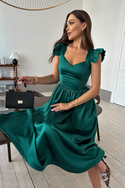 Платье Dilana VIP 2017 бирюза - фото 4