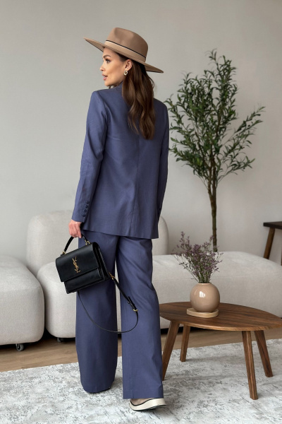 Брюки, жакет Dilana VIP 1992 джинс - фото 2