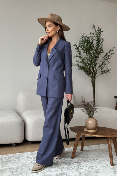 Брюки, жакет Dilana VIP 1992 джинс - фото 5