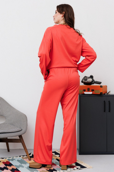 Брюки, джемпер NikVa 458-1 коралл - фото 5