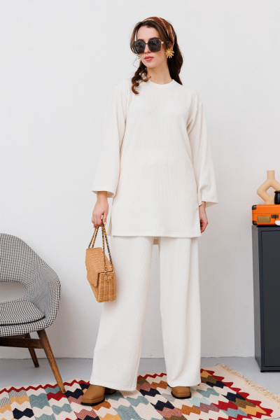 Брюки, джемпер NikVa 462 сливочный - фото 6