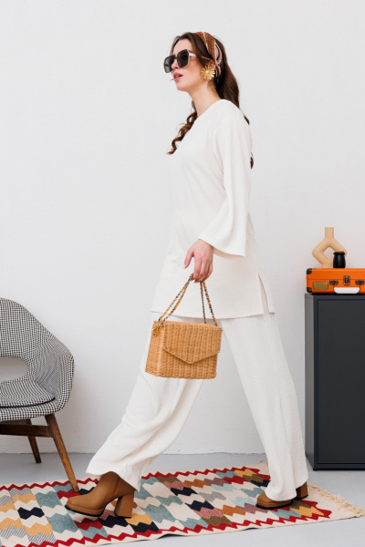 Брюки, джемпер NikVa 462 сливочный - фото 5