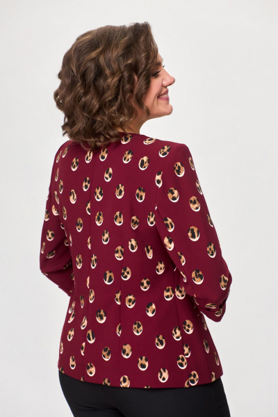 Жакет DaLi 3246 б бордо - фото 3