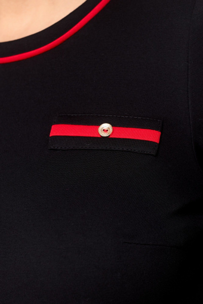 Демисезонный комплект джемпера и брюк с шнуром DaLi 5669к чёрный - фото 4