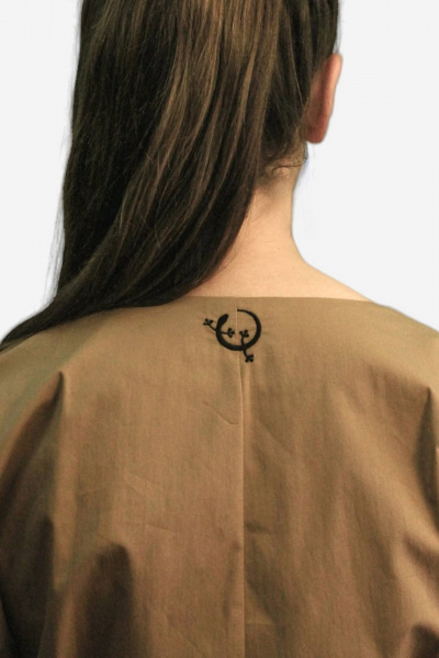 Платье Arisha 1292 песочный - фото 4