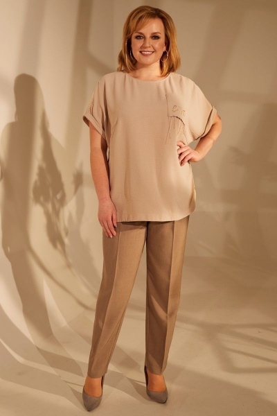 Блуза Golden Valley 2238 бежевый - фото 1