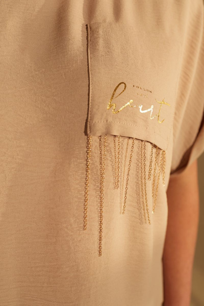 Блуза Golden Valley 2238 бежевый - фото 3