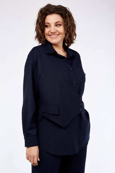 Брюки, рубашка Karina deLux M-1206 синий - фото 3