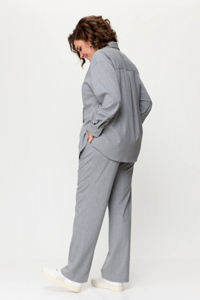 Брюки, рубашка Karina deLux M-1206 серый - фото 5