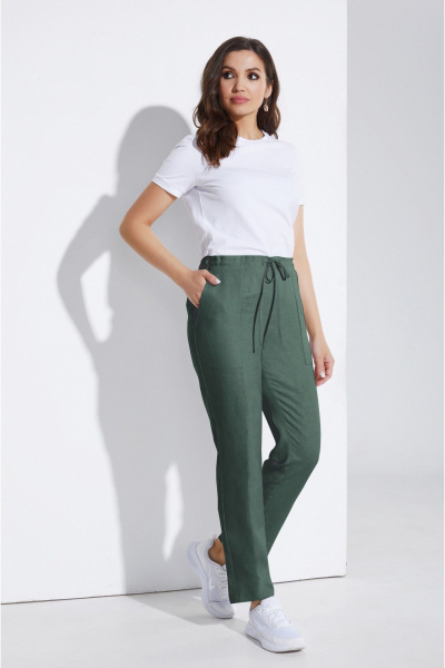 Брюки Lissana 4881 хаки - фото 1