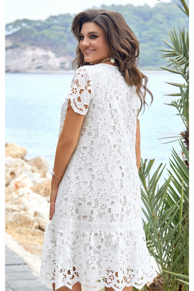 Платье Vittoria Queen 21153 белый - фото 4