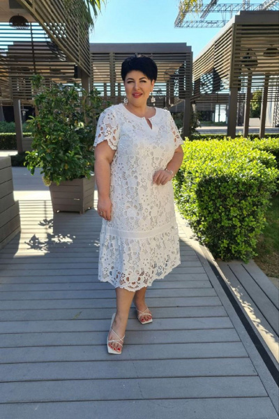 Платье Vittoria Queen 21153 белый - фото 6