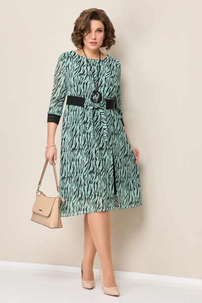 Платье VOLNA 1325 мятно-бирюзовый - фото 1