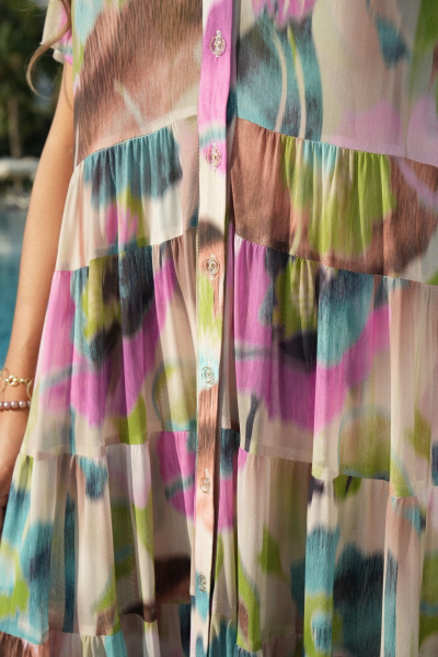 Платье Vittoria Queen 20433 мультиколор - фото 4