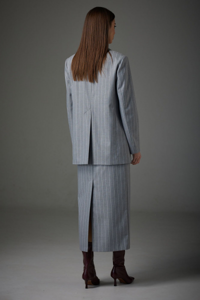 Комплект из жакета жилета и юбки в деловом стиле N.O.W. 1395 - фото 7