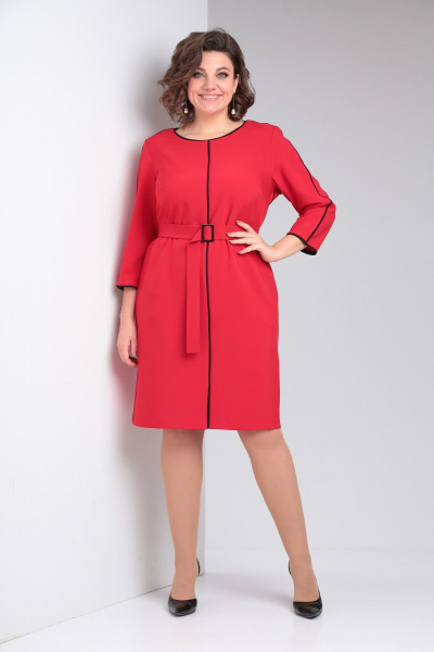 Платье Pocherk 1876 красный - фото 18