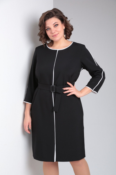 Платье Pocherk 1876 черный - фото 6